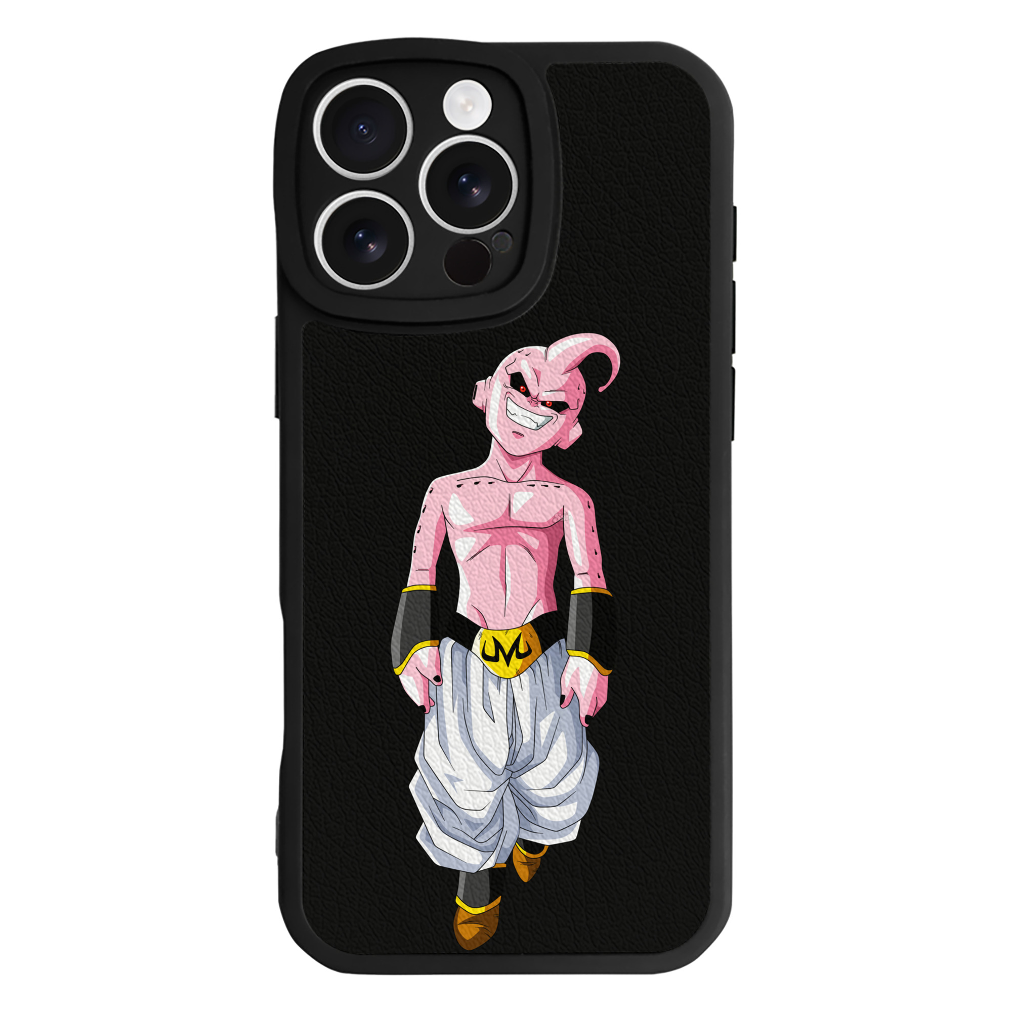 （画像用） ドラゴンボール 魔人ブウ DRAGON BALL Majin Buu 【iPhone 16シリーズ対応】シリコンスマホケース（レザー調） 材質：シリコン
